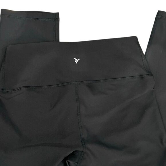 Old Navy High-Waisted PowerSoft Crop Leggings Black Size Medium - Picture 12 of 16